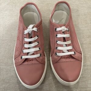 Pink Gucci sneakers